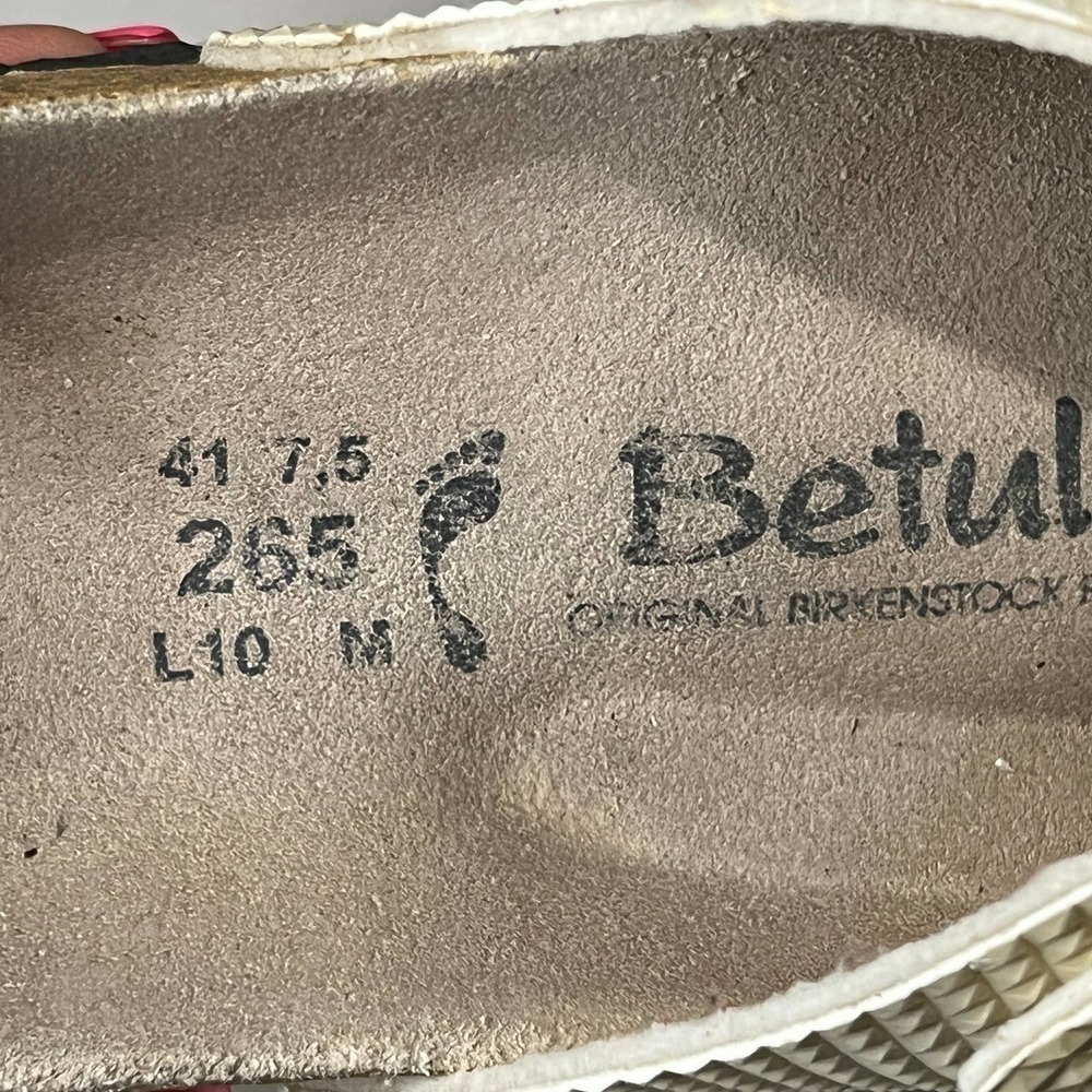 Birkenstock Betula Snake Python Print Triple Stra… - image 8